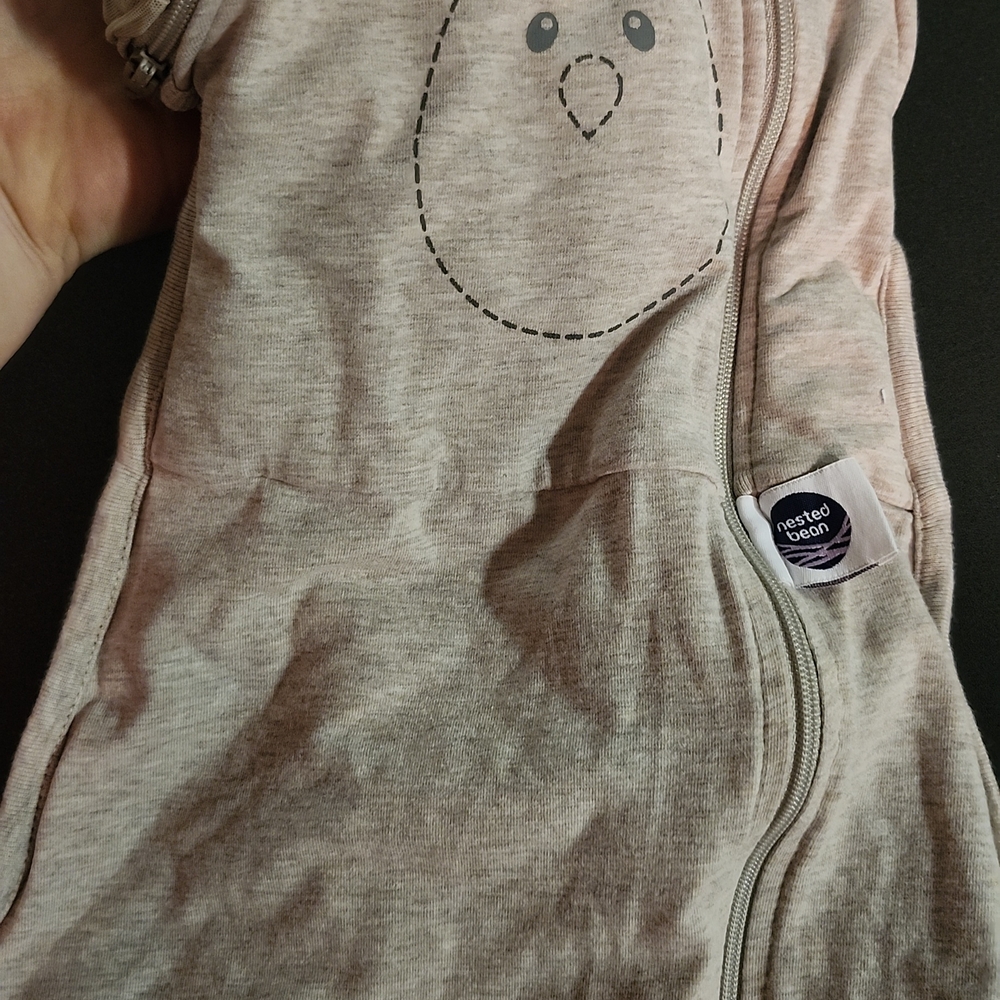 Nested Bean Baby Sleep Sack in Light Gray